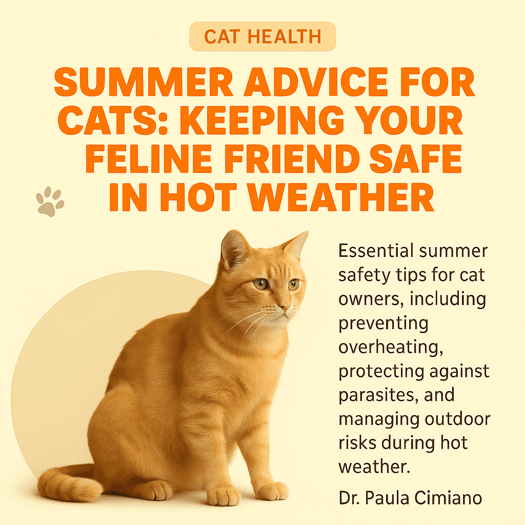 Summer Advice for Cats: Keeping Your Feline Friend Safe in Hot Weather